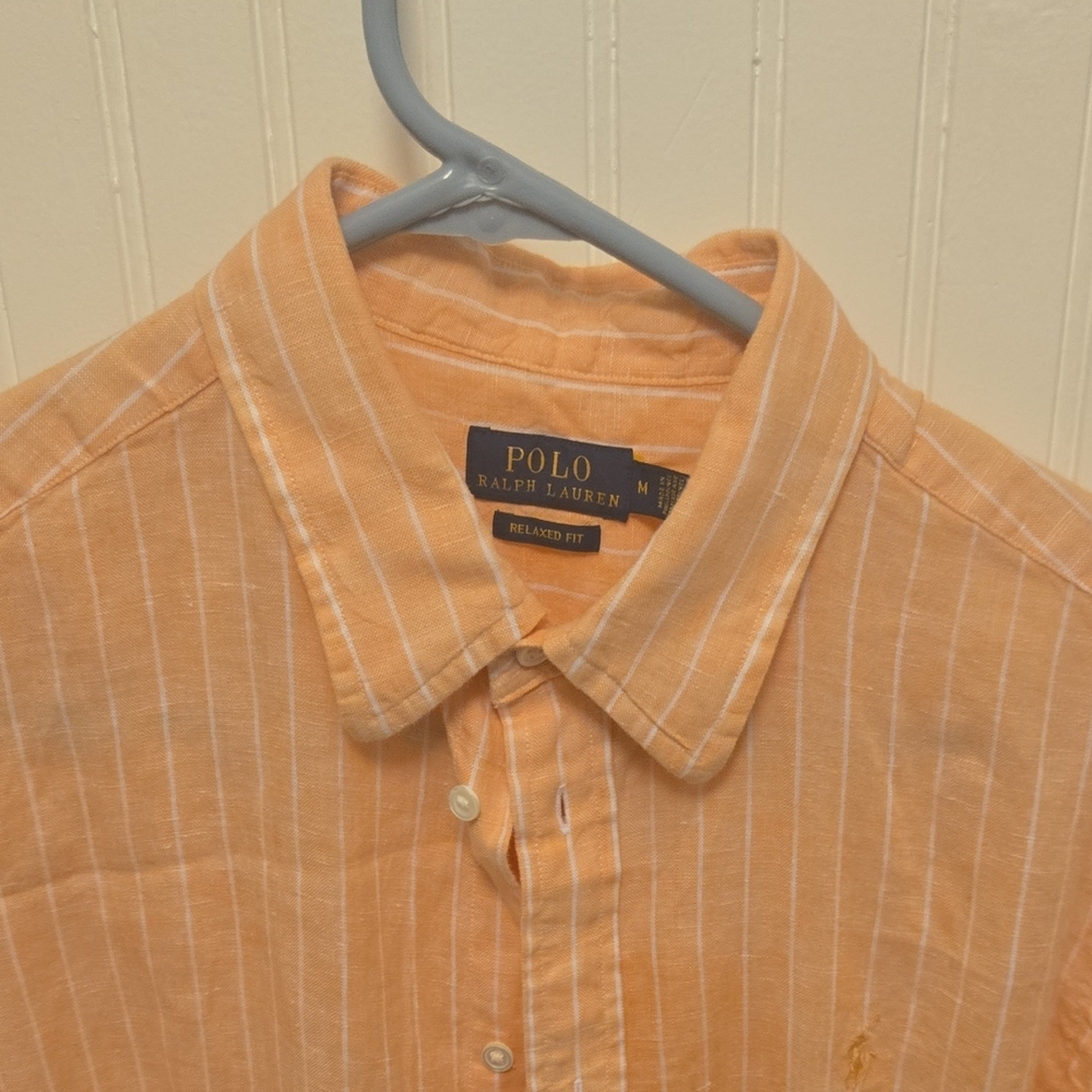 Polo by Ralph Lauren Orange Casual Button Down Shirt